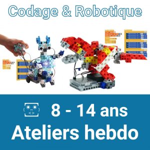 Codage & Robotique – Ateliers Hebdo – 8 à 14 ans